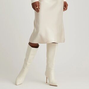 Quince washable satin skirt